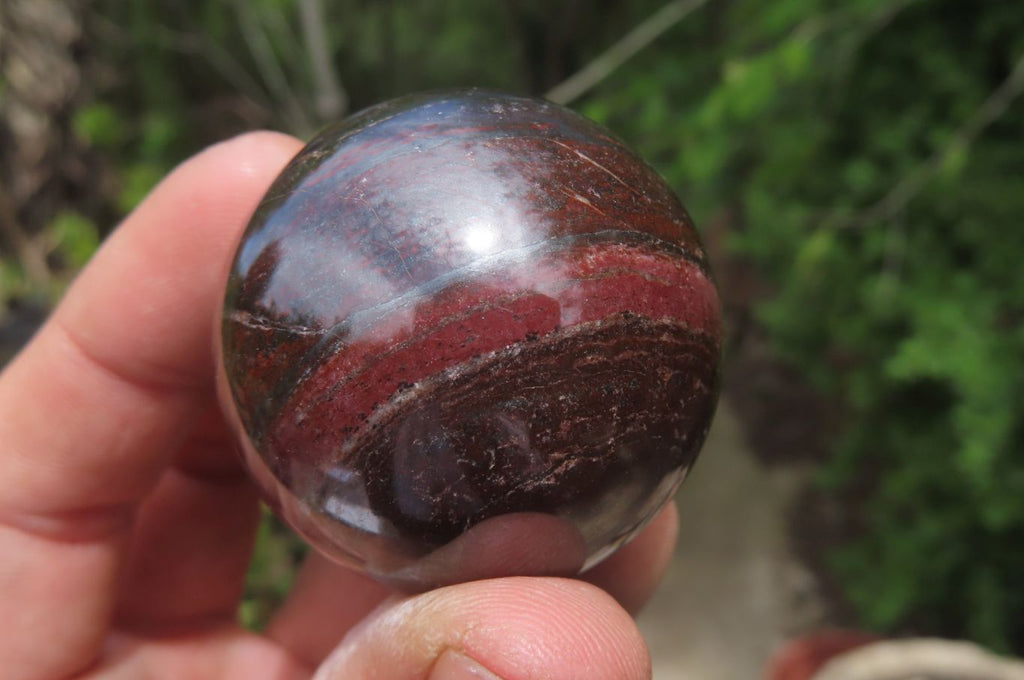 Polished Red Jasper Spheres x 12 From Northern Cape, South Africa - Toprock Gemstones and Minerals 
