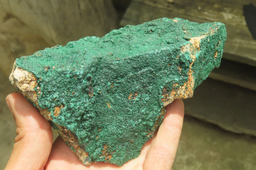 Natural Botryoidal Malachite Specimens x 3 From Tenke Fungurume, Congo - Toprock Gemstones and Minerals 