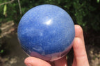 Polished Lazulite Spheres x 2 From Madagascar - Toprock Gemstones and Minerals 