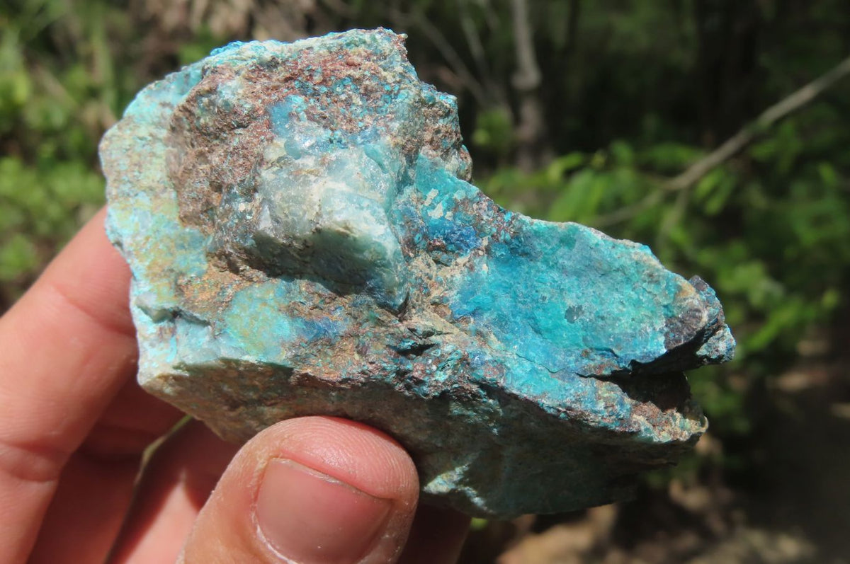 Natural Shattuckite with Chrysocolla & Malachite x 12 from Kaokoveld, Namibia - Toprock Gemstones and Minerals 
