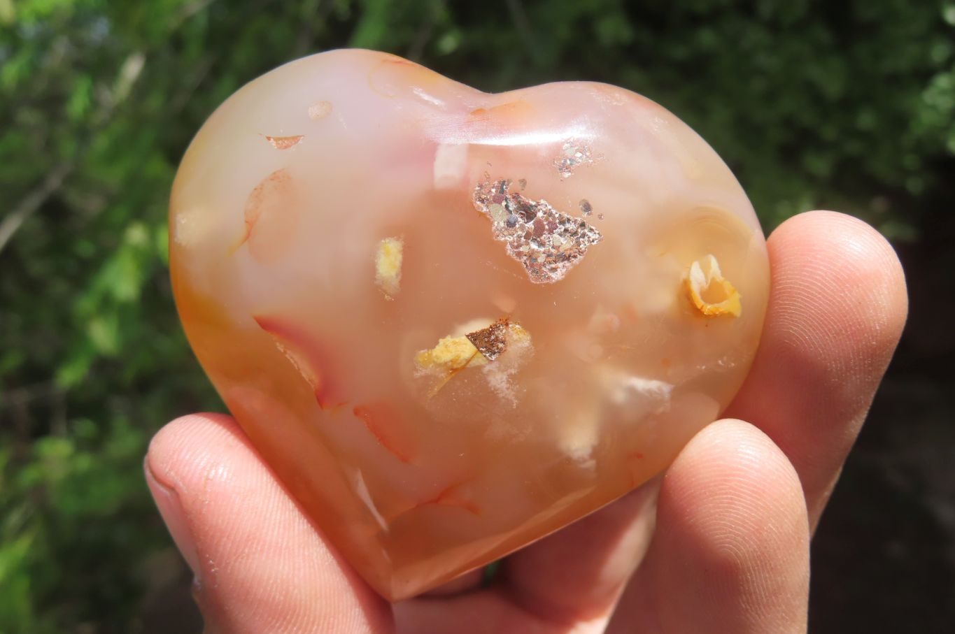 Polished Flower Agate Items x 6 From Madagascar - Toprock Gemstones and Minerals 