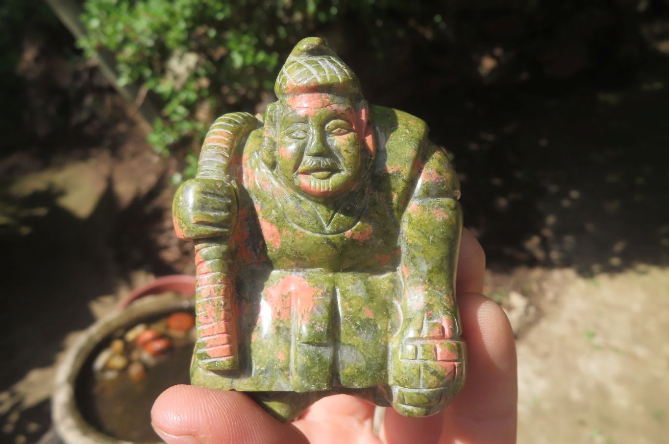 Polished Assortment Of Lucky God Carvings x 7 From China - Toprock Gemstones and Minerals 