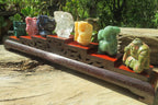 Polished Assortment Of Lucky God Carvings x 7 From China - Toprock Gemstones and Minerals 