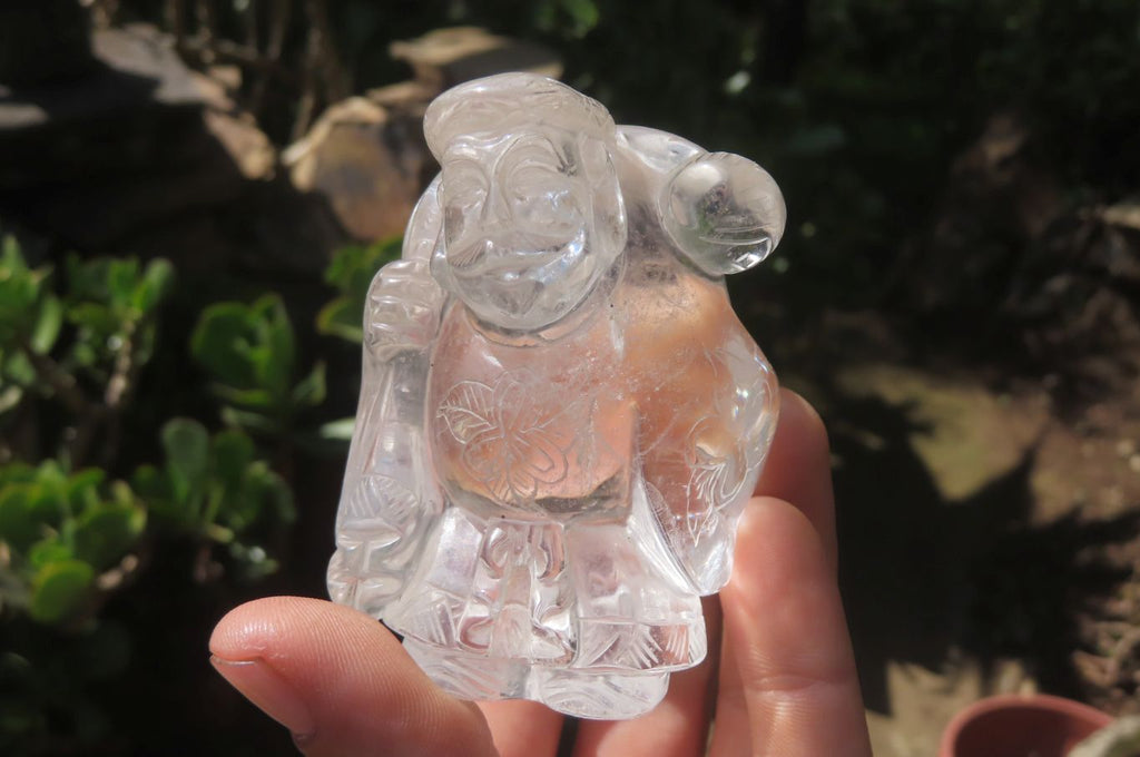 Polished Assortment Of Lucky God Carvings x 7 From China - Toprock Gemstones and Minerals 