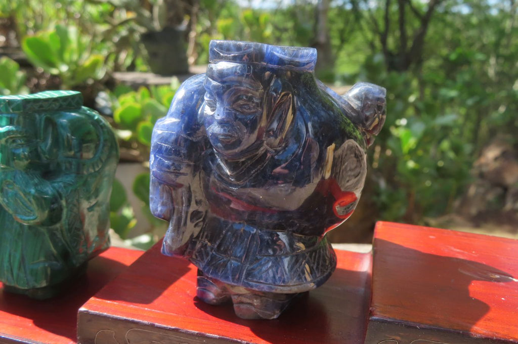 Polished Assortment Of Lucky God Carvings x 7 From China - Toprock Gemstones and Minerals 