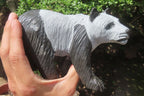 Hand Made Wonder Stone Panda Carving x 1 From Zimbabwe - Toprock Gemstones and Minerals 
