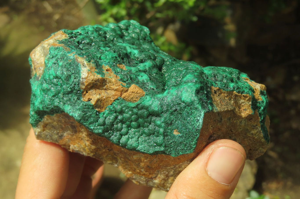 Natural Botryoidal Malachite Specimens x 3 From Tenke Fungurume, Congo - Toprock Gemstones and Minerals 