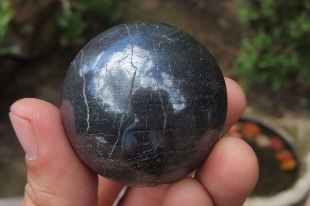Polished Red Jasper With Hematite Spheres x 6 From Northern Cape, South Africa - Toprock Gemstones and Minerals 