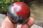 Polished Red Jasper With Hematite Spheres x 6 From Northern Cape, South Africa - Toprock Gemstones and Minerals 
