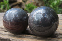 Polished Red Jasper With Hematite Spheres x 6 From Northern Cape, South Africa - Toprock Gemstones and Minerals 
