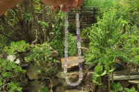 Polished Watermelon Fluorite Beaded Necklace - Sold Per Item - From Namibia - Toprock Gemstones and Minerals 