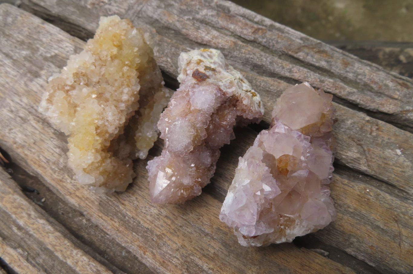 Natural Amethyst Spirit Quartz Clusters x 24 From Boekenhouthoek, South Africa - Toprock Gemstones and Minerals 