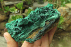 Natural Silky Malachite Specimens x 3 From Kasompe, Congo - Toprock Gemstones and Minerals 