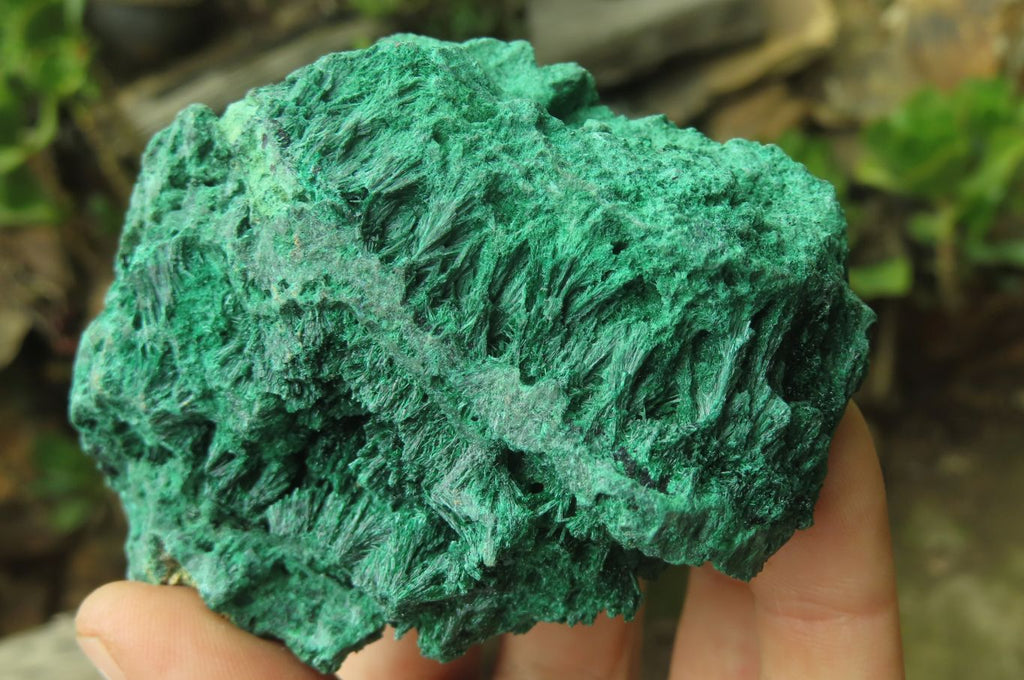 Natural Silky Malachite Specimens x 3 From Kasompe, Congo - Toprock Gemstones and Minerals 