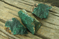 Natural Crystalline Malachite Specimens x 6 From Kasompe, Congo - Toprock Gemstones and Minerals 