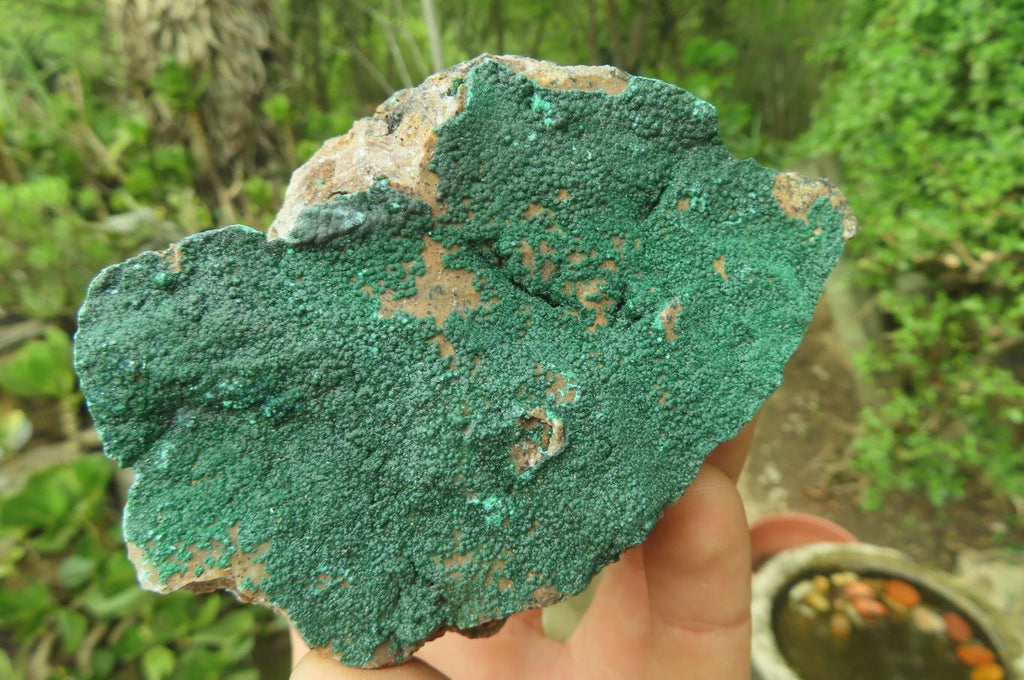 Natural Crystalline Malachite Specimens x 6 From Kasompe, Congo - Toprock Gemstones and Minerals 