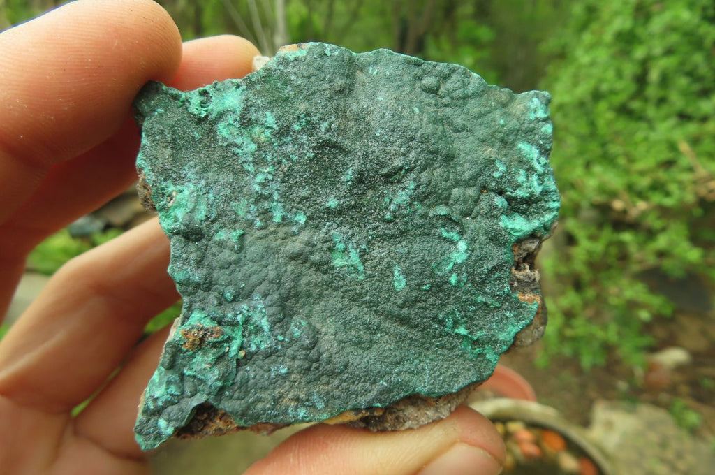 Natural Crystalline Malachite Specimens x 6 From Kasompe, Congo - Toprock Gemstones and Minerals 