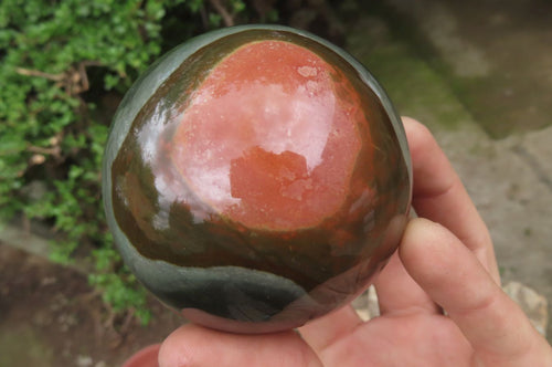 Polished Polychrome Jasper Spheres x 2 From Madagascar - Toprock Gemstones and Minerals 