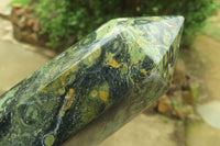 Polished Stromatolite Jasper Points x 3 From Katsepy, Madagascar