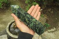Polished Stromatolite Jasper Points x 3 From Katsepy, Madagascar
