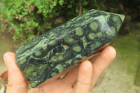 Polished Stromatolite Jasper Points x 3 From Katsepy, Madagascar