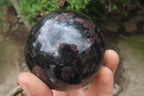 Polished Iolite Spheres x 2 From Madagascar - Toprock Gemstones and Minerals 