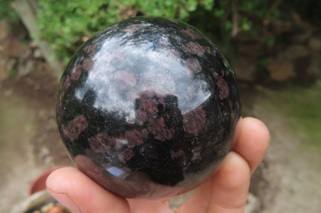 Polished Iolite Spheres x 2 From Madagascar - Toprock Gemstones and Minerals 