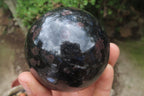 Polished Iolite Spheres x 2 From Madagascar - Toprock Gemstones and Minerals 