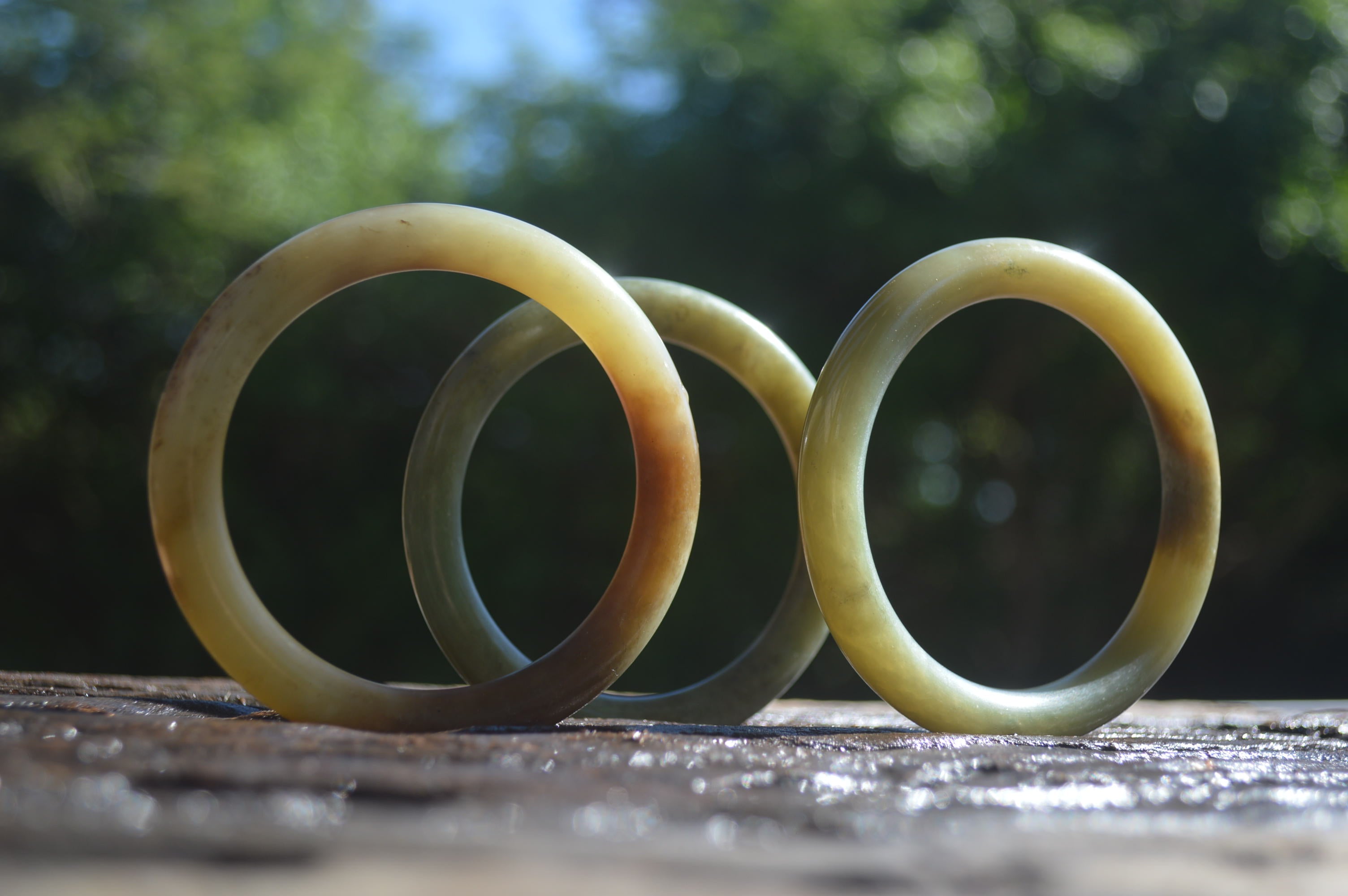 Polished Nephrite Jade Bracelets - Sold Per Item - From New Zealand - Toprock Gemstones and Minerals 