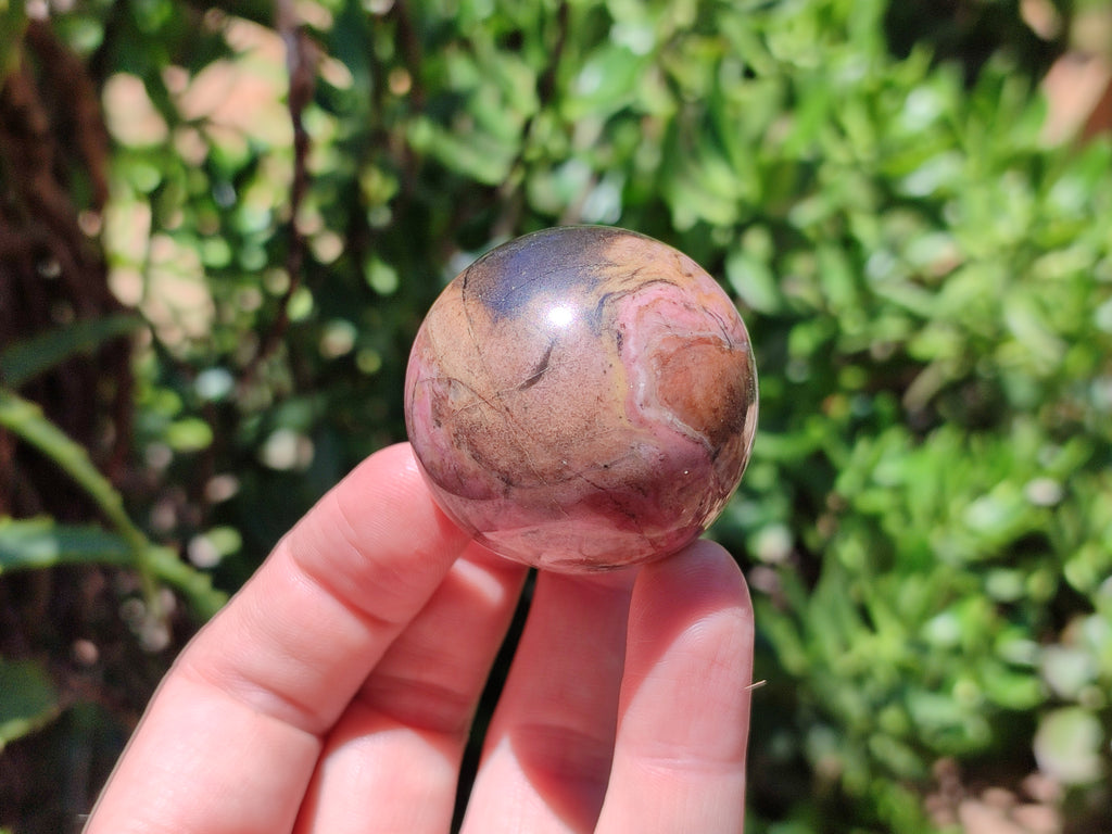 Polished Rhodonite Sphere-Balls - Sold Per Item - From Madagascar - Toprock Gemstones and Minerals 