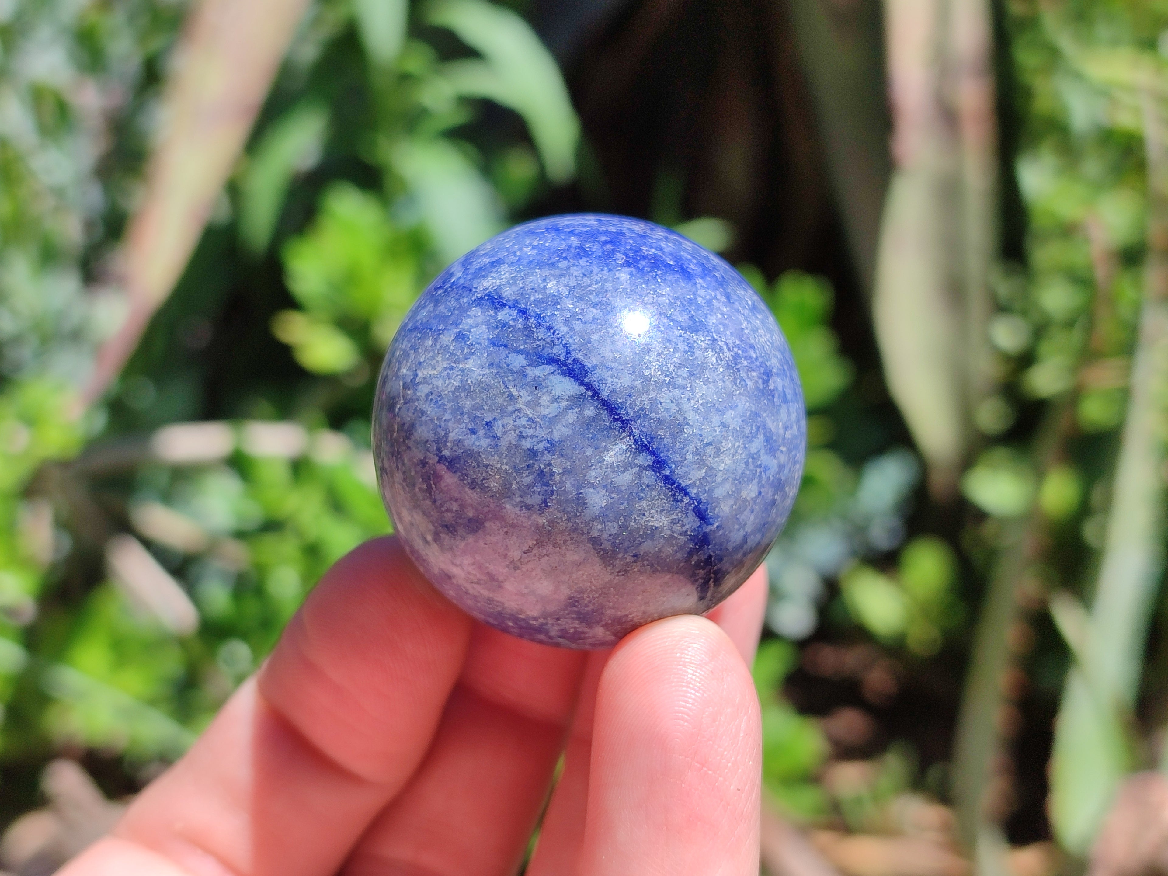Polished Blue Marble Sphere-Balls - Sold Per Item - From China - Toprock Gemstones and Minerals 
