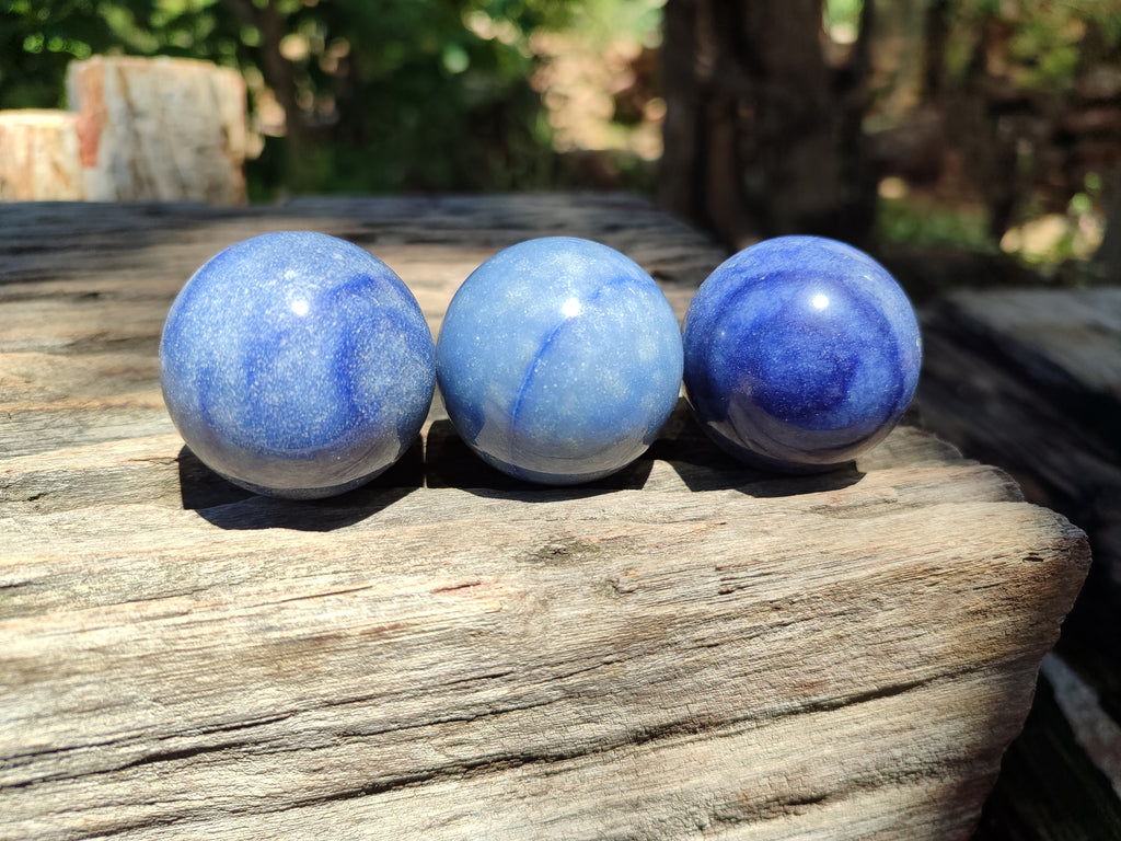 Polished Blue Marble Sphere-Balls - Sold Per Item - From China - Toprock Gemstones and Minerals 