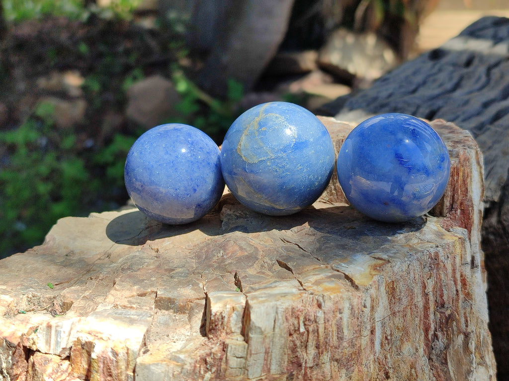 Polished Blue Marble Sphere-Balls - Sold Per Item - From China - Toprock Gemstones and Minerals 