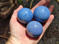 Polished Blue Marble Sphere-Balls - Sold Per Item - From China - Toprock Gemstones and Minerals 