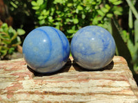 Polished Blue Marble Sphere-Balls - Sold Per Item - From China - Toprock Gemstones and Minerals 