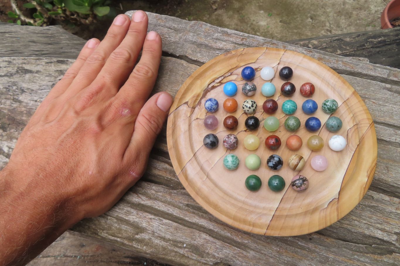 Polished Gemstone Solitaire set - sold per item - From Namibia - Toprock Gemstones and Minerals 