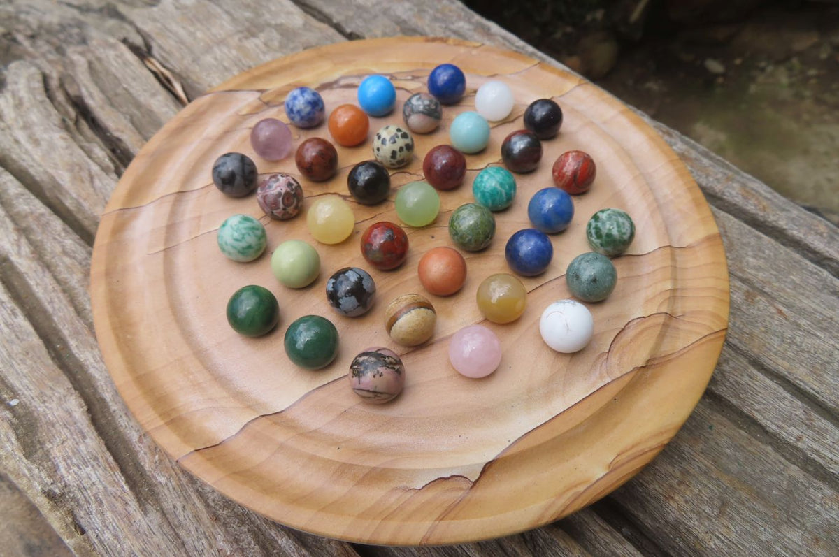 Polished Gemstone Solitaire set - sold per item - From Namibia - Toprock Gemstones and Minerals 