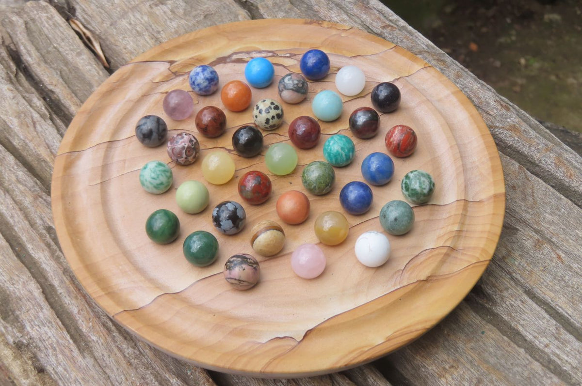 Polished Gemstone Solitaire set - sold per item - From Namibia - Toprock Gemstones and Minerals 