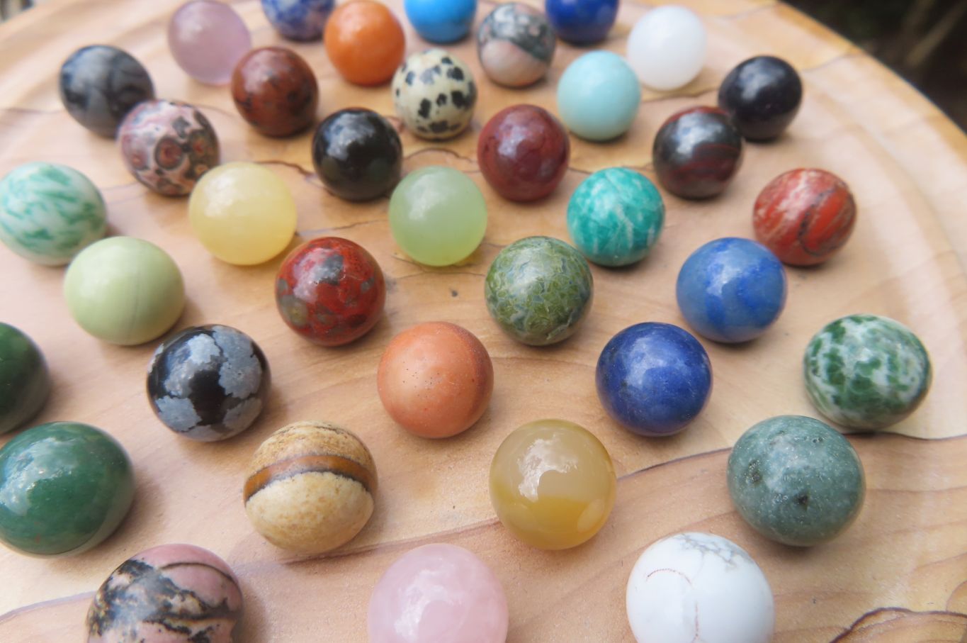 Polished Gemstone Solitaire set - sold per item - From Namibia - Toprock Gemstones and Minerals 