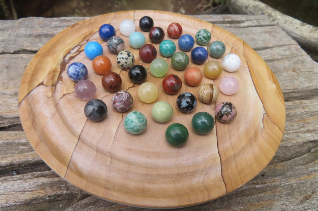 Polished Gemstone Solitaire set - sold per item - From Namibia - Toprock Gemstones and Minerals 