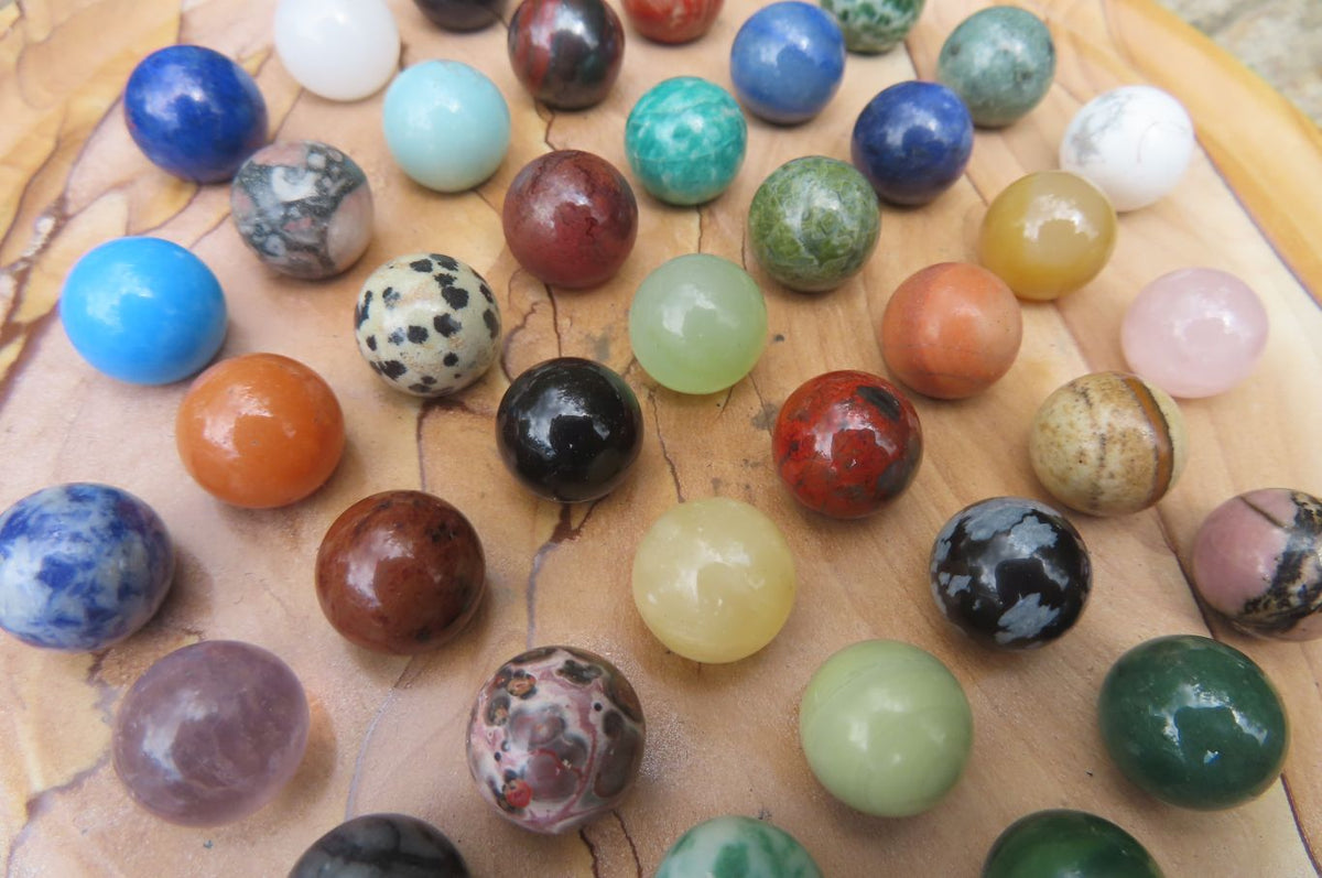 Polished Gemstone Solitaire set - sold per item - From Namibia - Toprock Gemstones and Minerals 