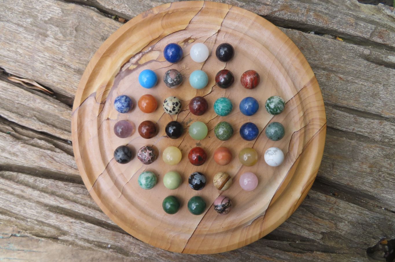 Polished Gemstone Solitaire set - sold per item - From Namibia - Toprock Gemstones and Minerals 