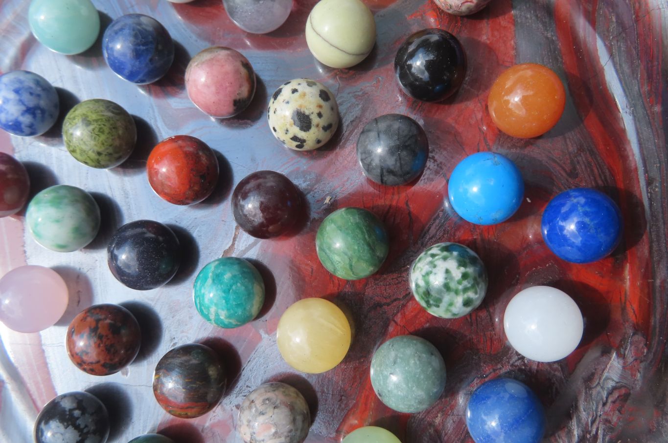 Polished Tiger Iron Jasper Gemstone Solitaire set - sold per item - From Southern Africa - Toprock Gemstones and Minerals 