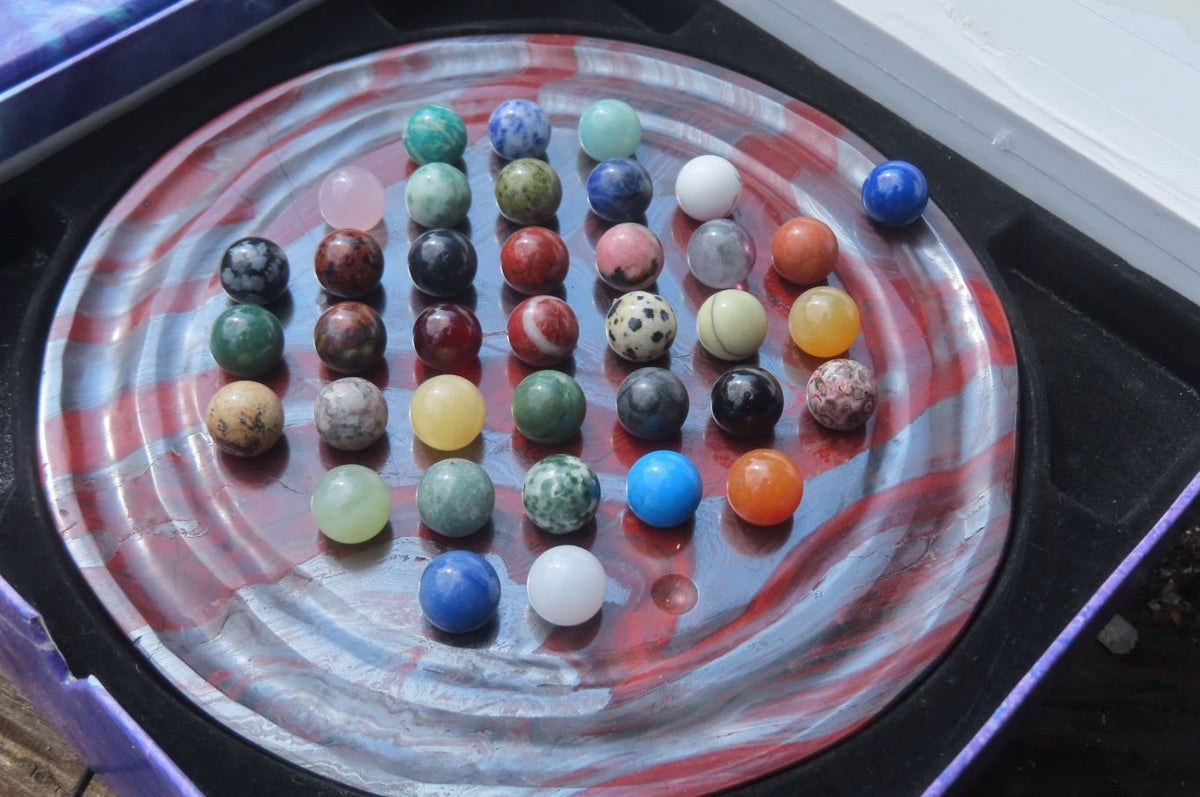 Polished Tiger Iron Jasper Gemstone Solitaire set - sold per item - From Southern Africa - Toprock Gemstones and Minerals 