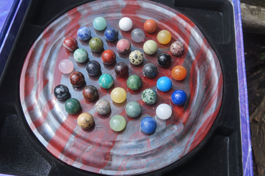 Polished Tiger Iron Jasper Gemstone Solitaire set - sold per item - From Southern Africa - Toprock Gemstones and Minerals 