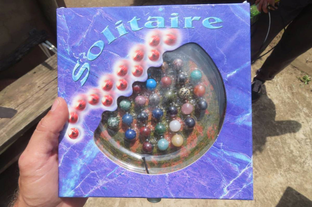 Polished Unakite Gemstone Solitaire set - sold per item - From Southern Africa - Toprock Gemstones and Minerals 