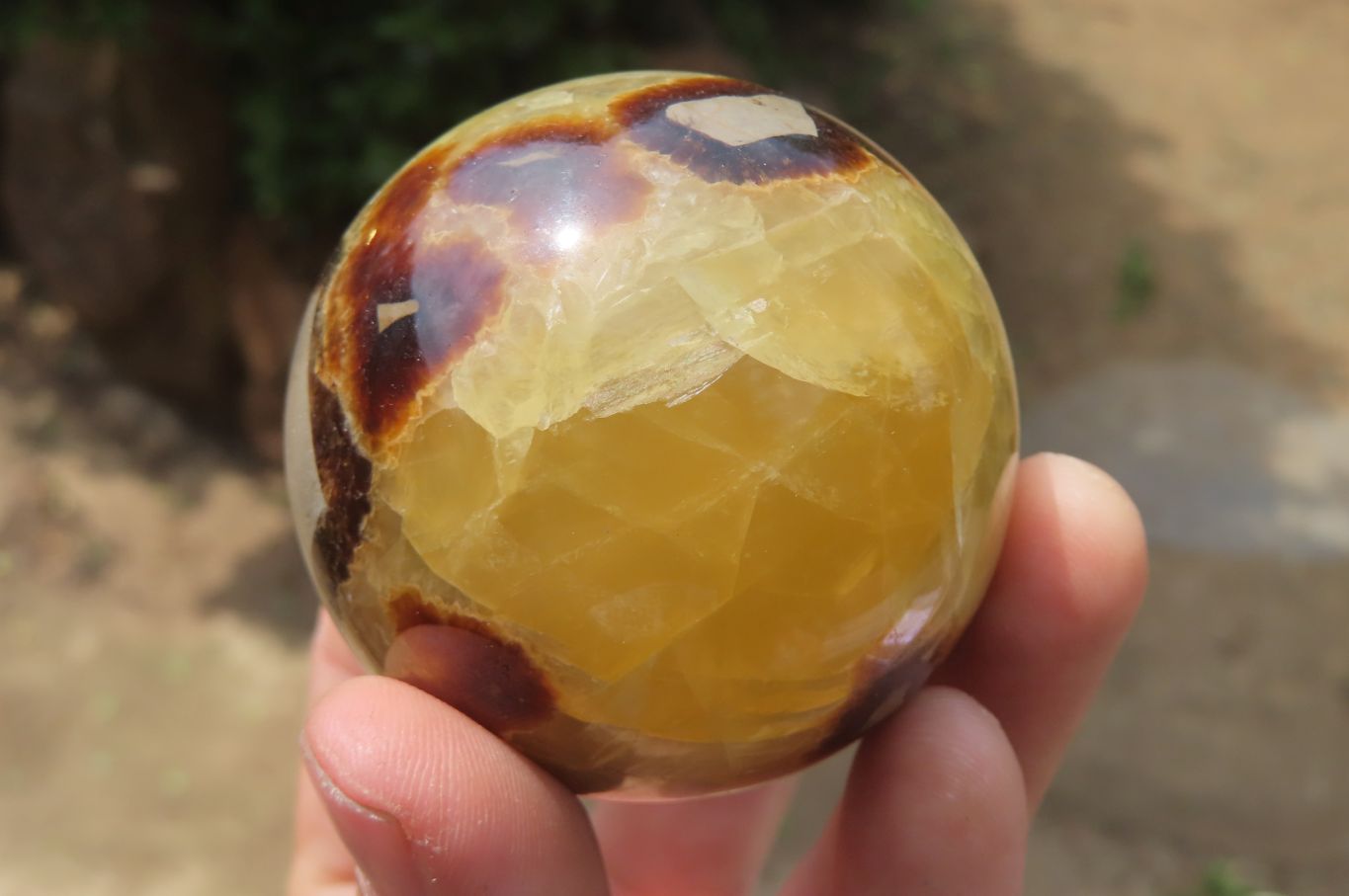Polished Septerye Spheres x 6 From Mahajanga, Madagascar - Toprock Gemstones and Minerals 