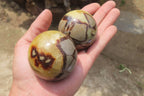 Polished Septerye Spheres x 6 From Mahajanga, Madagascar - Toprock Gemstones and Minerals 