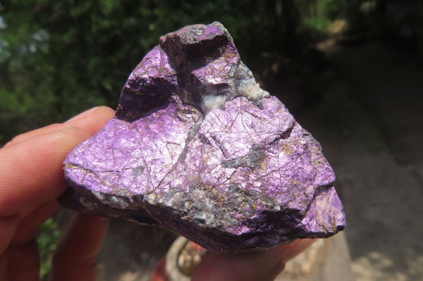 Natural Metallic Purpurite Cobbed Specimens x 6 From Erongo, Namibia - Toprock Gemstones and Minerals 