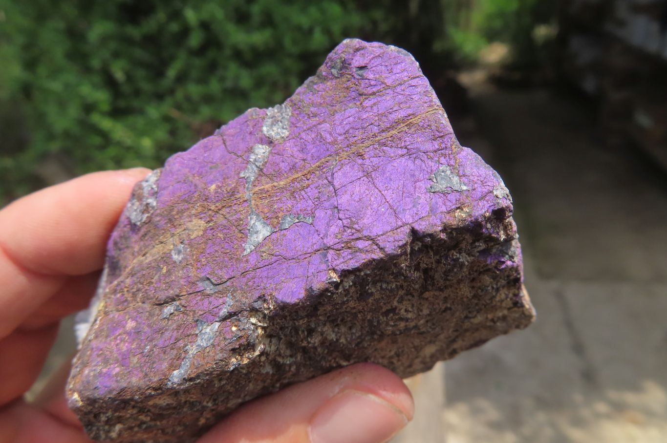 Natural Metallic Purpurite Cobbed Specimens x 6 From Erongo, Namibia - Toprock Gemstones and Minerals 
